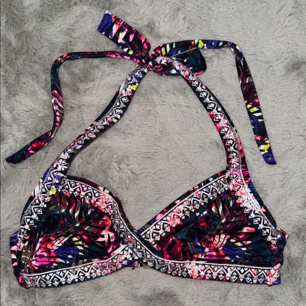PINK Victoria's Secret Halter Bikini Top Small AA A B C
